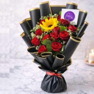 Luxe 20 Red Roses Grand Bouquet